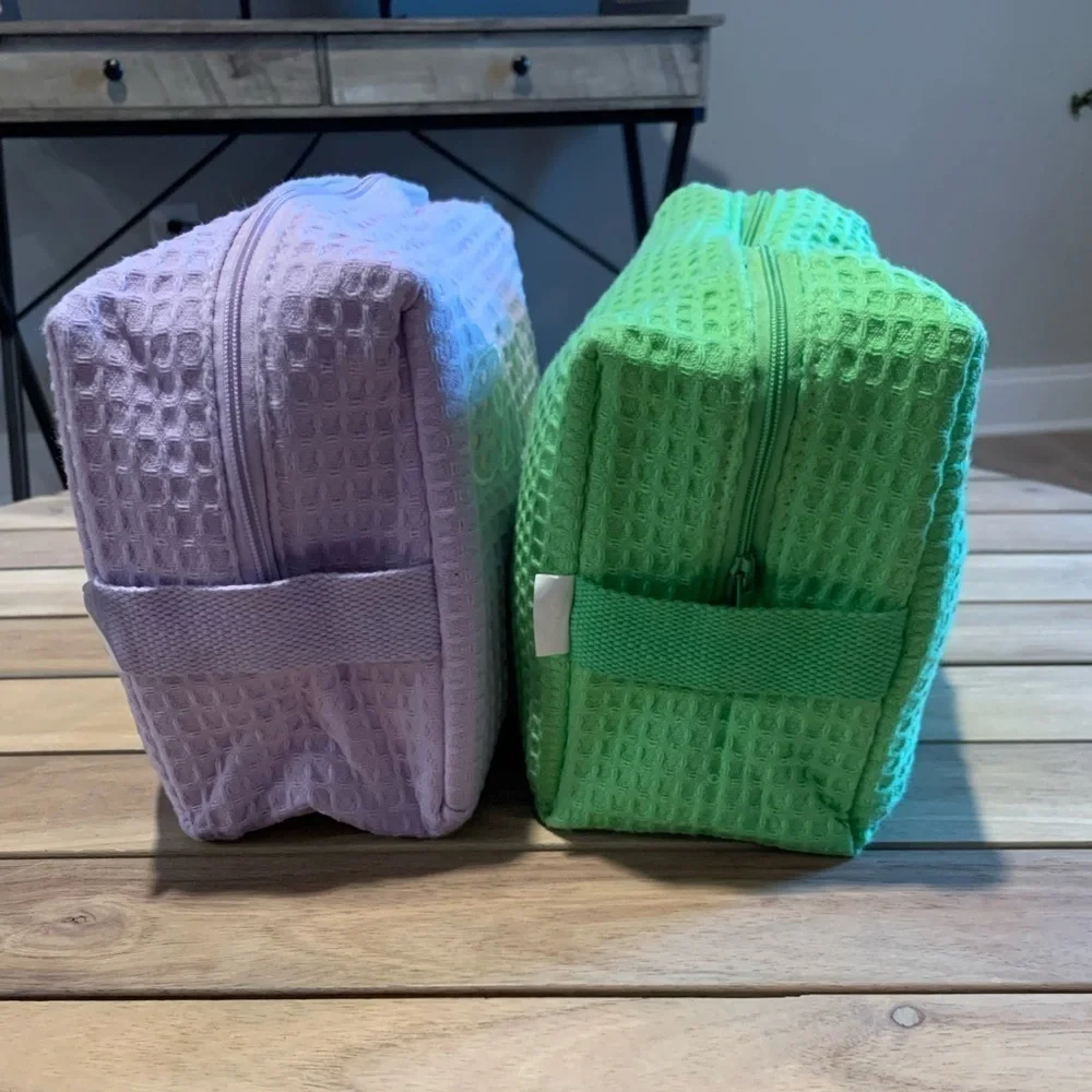 alpha phi sorority cosmetic spa bags two bags total